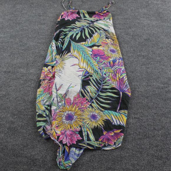 Mara Hoffman Dress Women Small Jardin Button Front Midi Colorful Tropical Floral - Picture 8 of 10